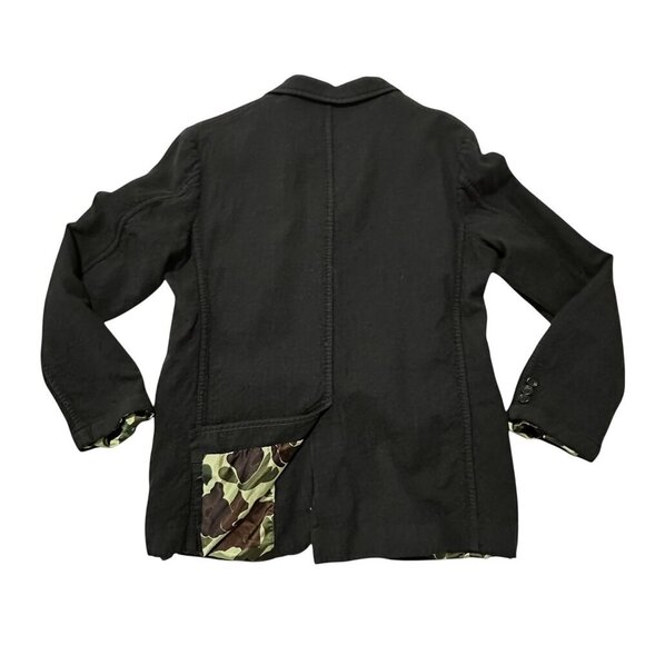 Comme Des Garçons HOMME Black Wool Jacket, Size XS, AW2017 - Picture 9 of 16